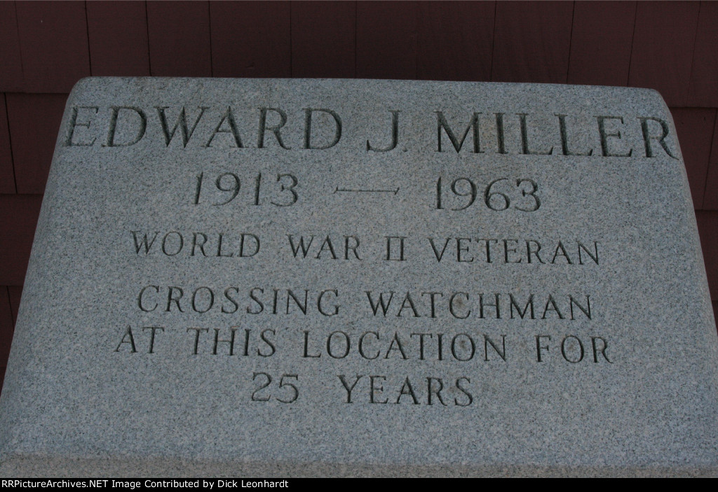 BM Memorial to Edward Miller